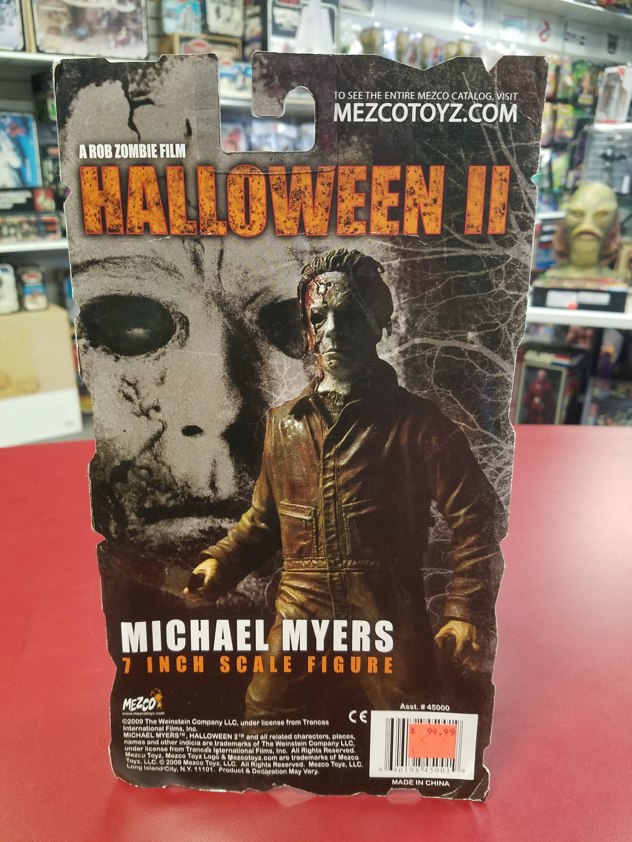 NEW Mezco Rob Zombie Halloween II MICHAEL MYERS 7 Inch Figure